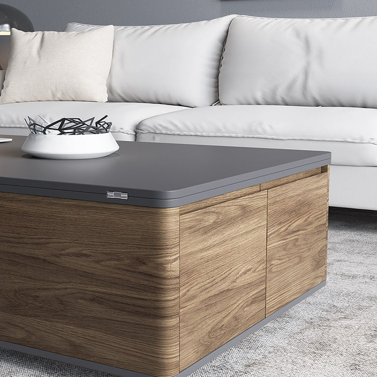 Modern Lift Top Coffee Table Multi Functional Smart Coffee Table With 3 Drawers
