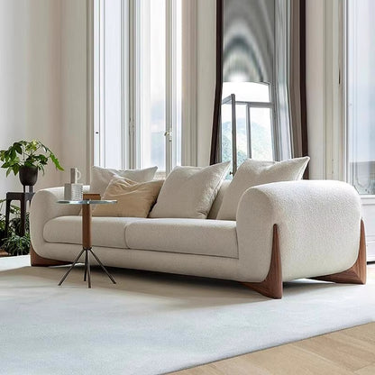 White Fabric Sectionals Sofas Nordic Couches Sofa Set Furniture