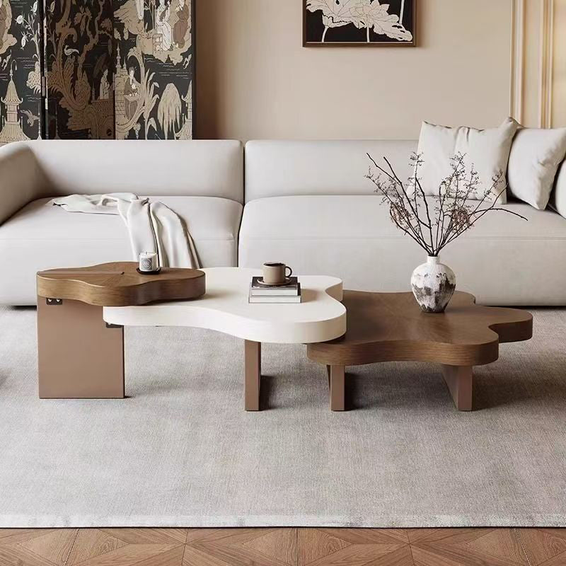 Modern Living Room Coffee Table, Italian Wooden Small-sized Coffee Table
