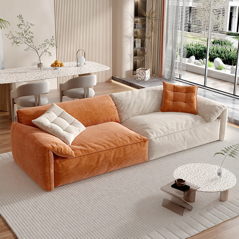 3-Seater Living Room Sofa Set Fabric Couch with Latex Sponges Sofa