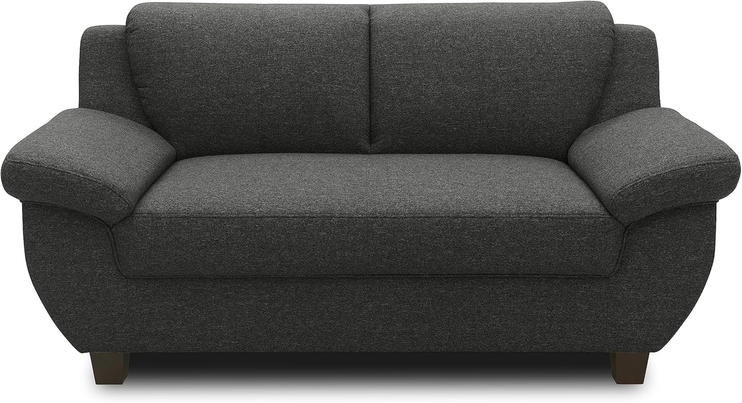 DOMO. collection Panama 3 Seater Sofa 3-Seater Couch Set 3-2-1 Taupe 207 cm