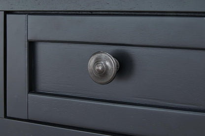 Signature Design by Ashley Wildenauer Farmhouse 2-Drawer Lift-Top Coffee Table with 2 Storage Bins Under Top and Casters, Light Brown & Black