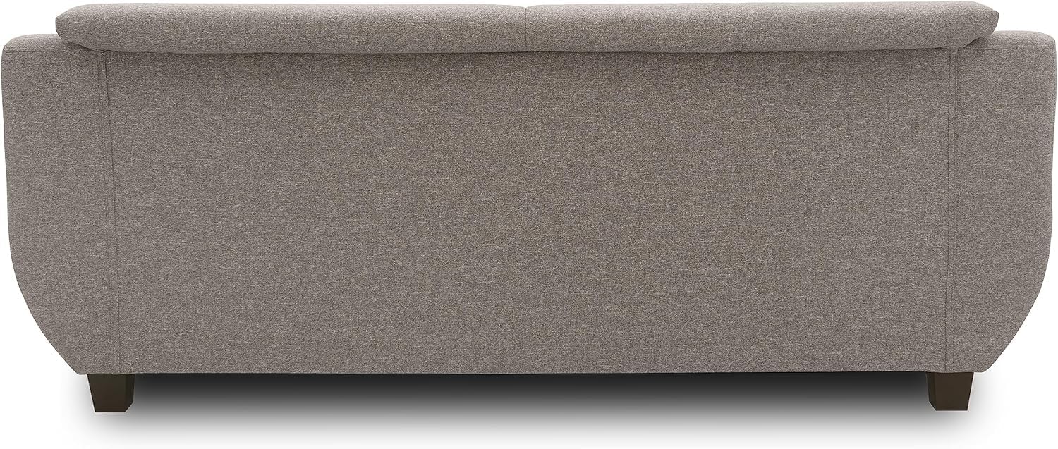 DOMO. collection Panama 3 Seater Sofa 3-Seater Couch Set 3-2-1 Taupe 207 cm