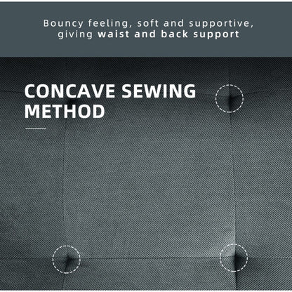 L-Shape 3 Seater Fleece Velvet Fabric Sofa / Sofa Bed