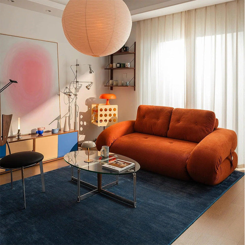 Living Room Villa Furniture Durable Fabric Sectional Sofa Couch Set