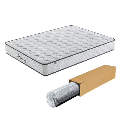 Double King Mattress Queen Size Memory Pocket Spring & Latex Foam Mattress