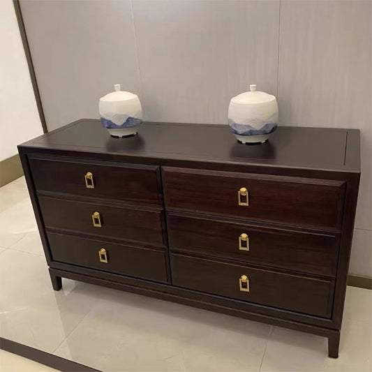 Solid Wood Chest of Drawers Storage Cabinet for Bedroom Living Room Entryway