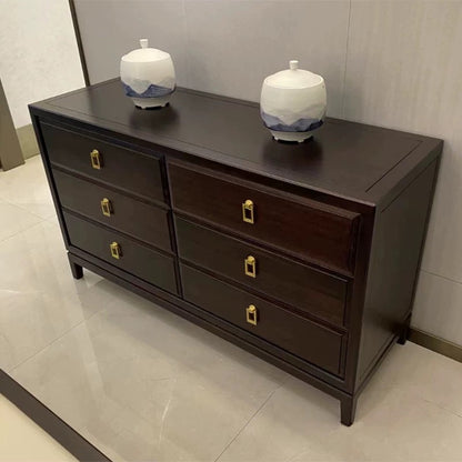 Solid Wood Chest of Drawers Storage Cabinet for Bedroom Living Room Entryway