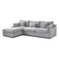 Chenille Linen Mix Fabric Living Room Modular Sectional Couch Sofa Set