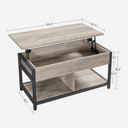 Living Room Furniture Extendable Lift up Center Table Multifunctional Lift Top Coffee Table With Storage