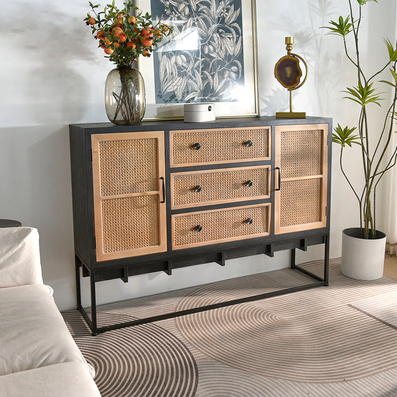 Storage Console Table with Drawers for Dining and Entry Living Room Furniture