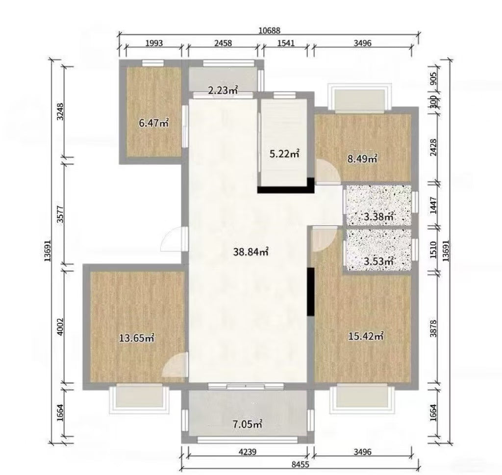 Contemporary Interior Design 3D Visualization One Stop Service