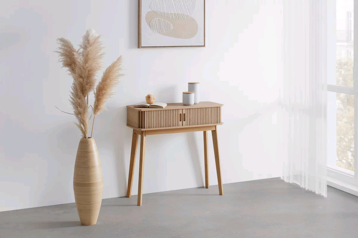 Wood Console Table Entryway  Wooden Accent Furniture