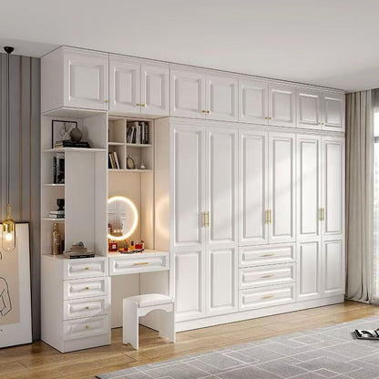 Closet Bedroom Furniture Wardrobe Living Room Wooden Wardrobe Customization