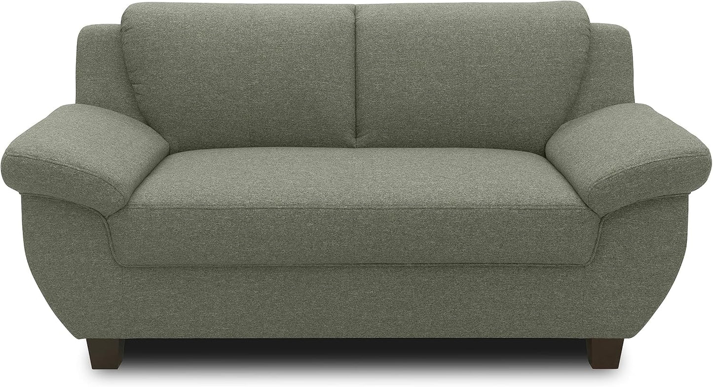 DOMO. collection Panama 3 Seater Sofa 3-Seater Couch Set 3-2-1 Taupe 207 cm