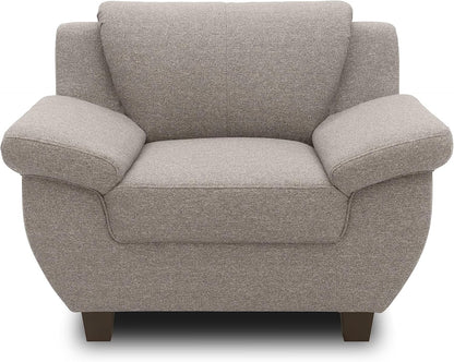 DOMO. collection Panama 3 Seater Sofa 3-Seater Couch Set 3-2-1 Taupe 207 cm