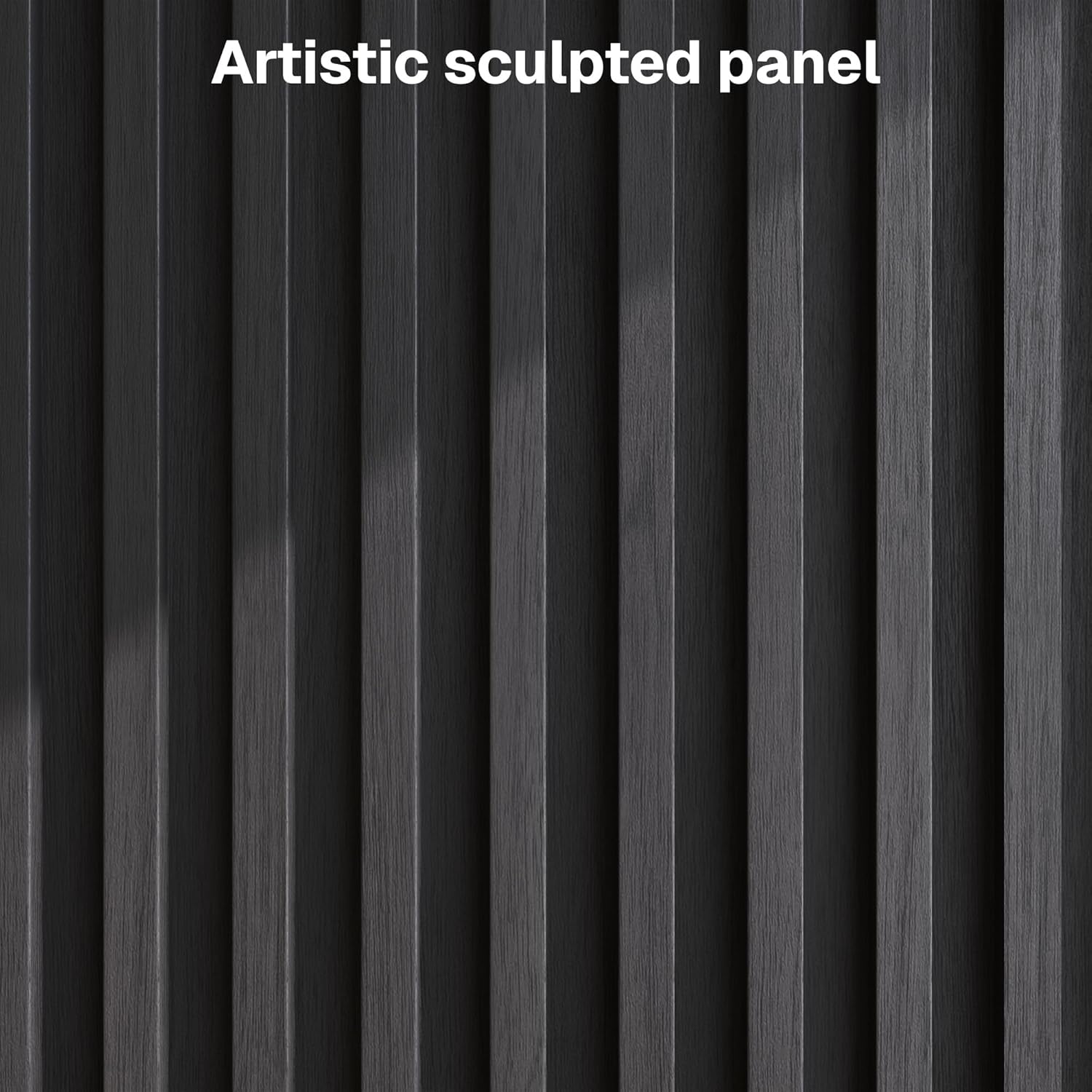 BELLEZE 65 Inch Fluted Buffet Cabinet with Storage, Symmetrical Arc Accent Sideboard Large Console Table for Dining Room, Kitchen, and Living Room (Camel)