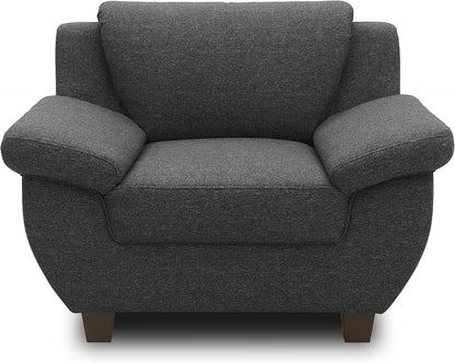 DOMO. collection Panama 3 Seater Sofa 3-Seater Couch Set 3-2-1 Taupe 207 cm