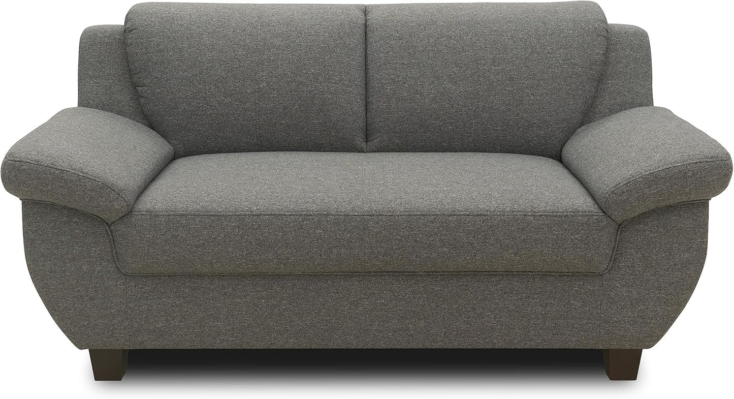 DOMO. collection Panama 3 Seater Sofa 3-Seater Couch Set 3-2-1 Taupe 207 cm