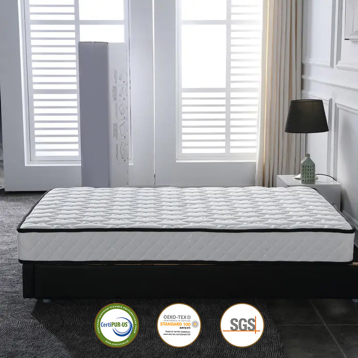Double King Mattress Queen Size Memory Pocket Spring & Latex Foam Mattress