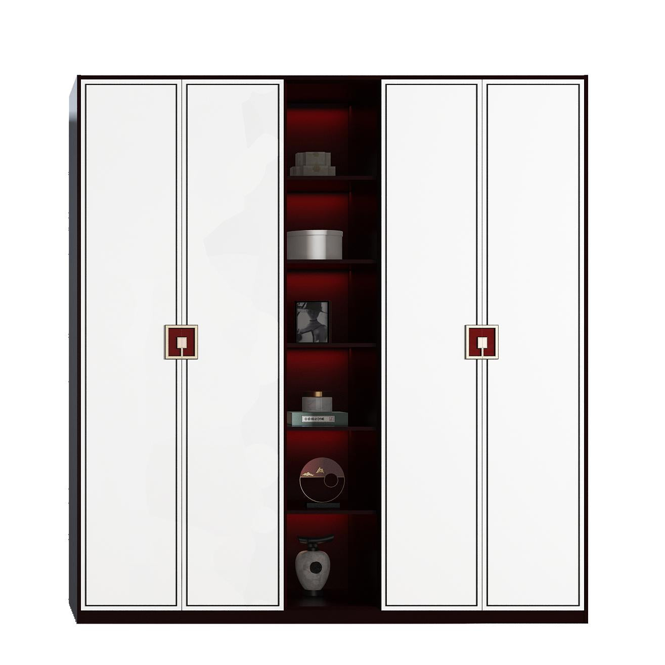 Practical Storage Cabinet  Wooden Wardrobe Made with Particle Board