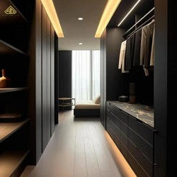 Adjustable Design for Home Living Decoration Walk-in Wardrobe Closet with Doors