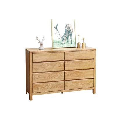 Nordic style cabinet table oak effect wooden drawer organiser