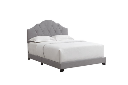 Upholstered Platform Ottoman Fabric Storage Wooden Double Full Twin king Queen Size Bed Frame