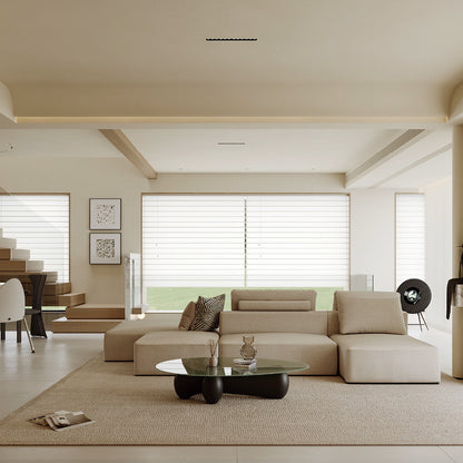 Complete Home Sectional Furniture Living Sofa for Wooden Small Tables Set