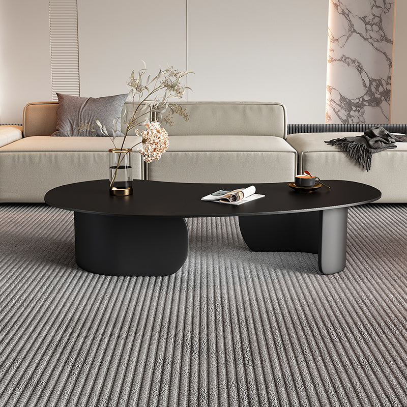 Rock Board Tea Table Black Cashew Nut Coffee Tables