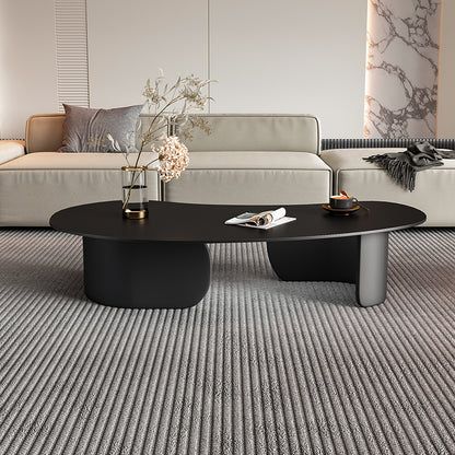 Rock Board Tea Table Black Cashew Nut Coffee Tables