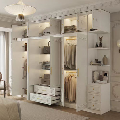 Closet Bedroom Furniture Wardrobe Living Room Wooden Wardrobe Customization