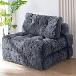 Compression Sofa Lazy Chair Portable Bedroom Vacuum Roll Folding Sofa
