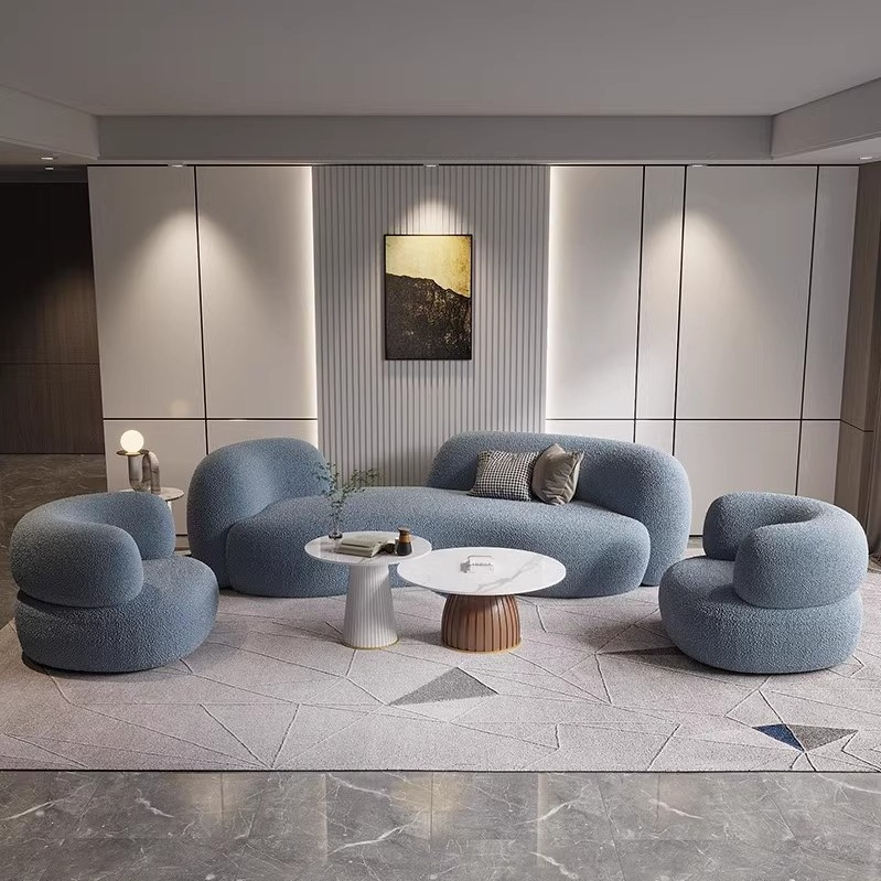 Modern Living Room Lounger 2 Seater Loveseat Sofas Upholstered Couch Furniture Set