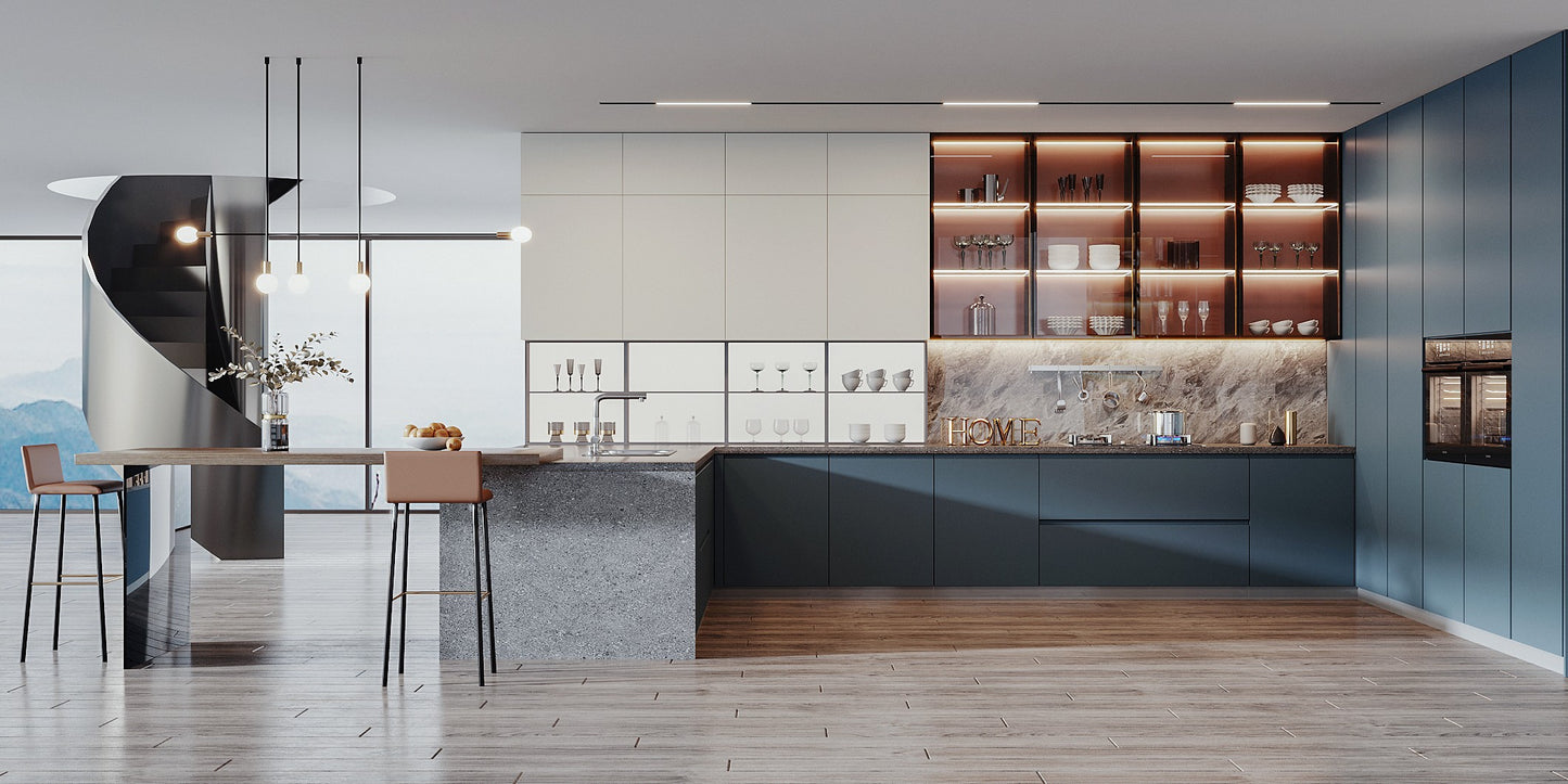 Modern Mueble Recibidor Wooden Smart Custom Design Kitchen Cabinet