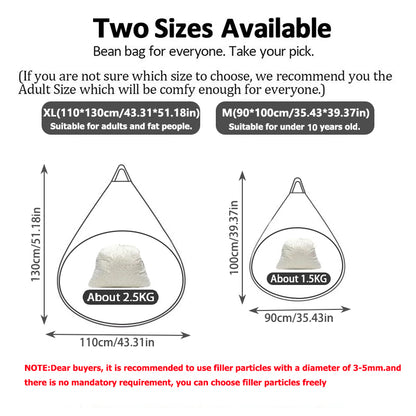 Sofa Bean Single Bean Bag Lazy Sofa Filled Inside