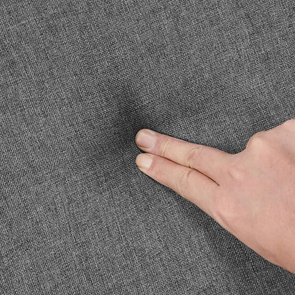 Yaheetech Wingback Chair Modern Wooden Legs Armchair Upholstered TV Chair with Armrests Single Sofa Seat Comfort Dark Grey