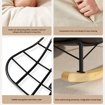 Living Room Chairs Egg Rocking Recliner Chair Lounge Sofa Single Sofa