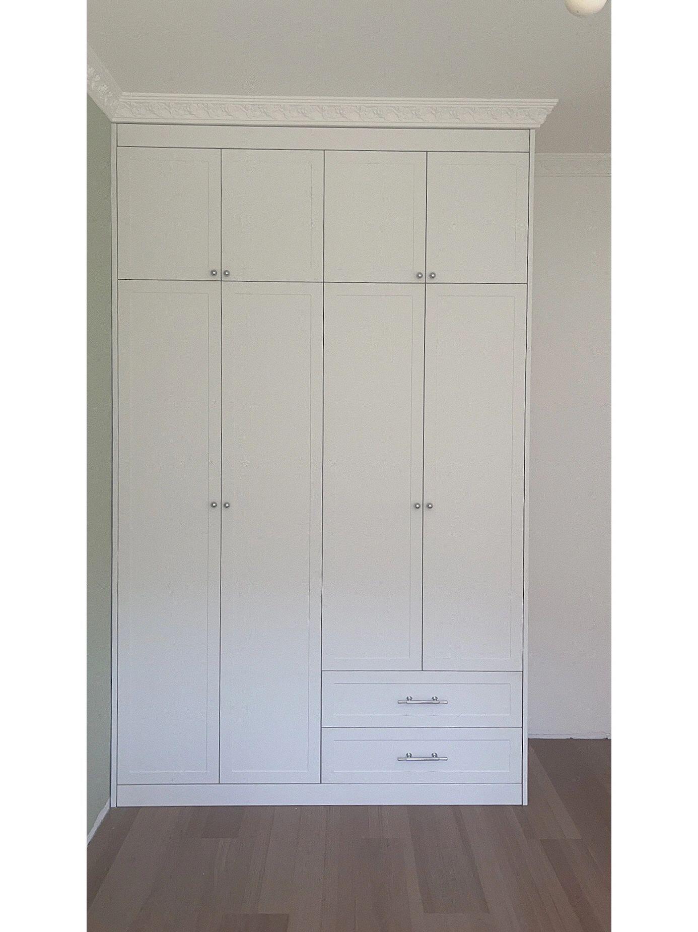 Modern Furniture Laminated Finish Cupboard Closet Wardrobes Luxury for Bedroom