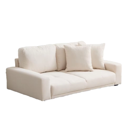 Furniture 350 Sectional Sofa Set  Fabric Sponge Filled Stainless Steel Legs Two-seat Sofa