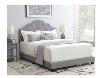 Upholstered Platform Ottoman Fabric Storage Wooden Double Full Twin king Queen Size Bed Frame