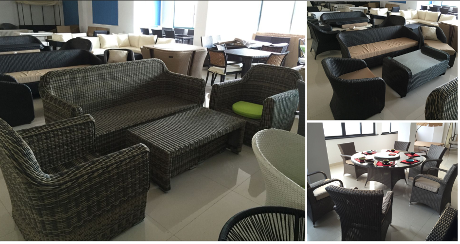 Home Deep Low Combination L-Shaped Living Room Furniture Set Sofa