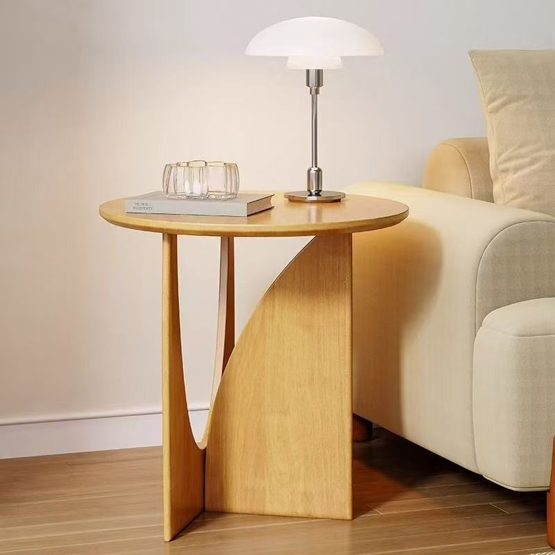 Nordic All Solid Wood Corner Table Modern Living Room Console Table