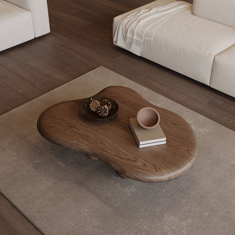 Coffee Table Irregular Coffee Table Luxury Wood Coffee Table for Living Room