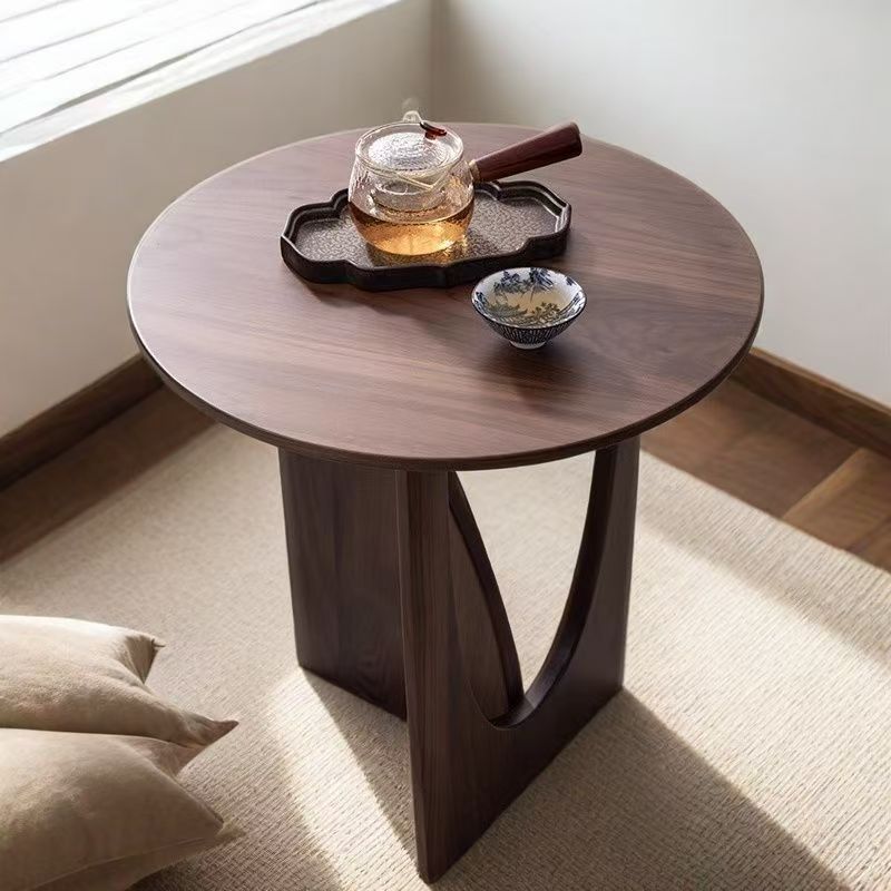 Nordic All Solid Wood Corner Table Modern Living Room Console Table