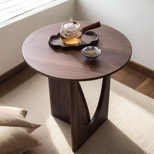 Nordic All Solid Wood Corner Table Modern Living Room Console Table