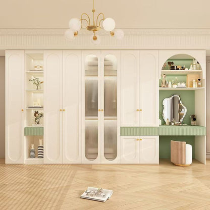 Customized  Double Color Wardrobe Design Furniture Bedroom Wardrobe