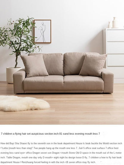 Furniture 350 Sectional Sofa Set  Fabric Sponge Filled Stainless Steel Legs Two-seat Sofa