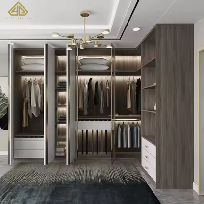 Home Furniture Durable Wooden Bedroom Cabinet Bedroom Wardrobe