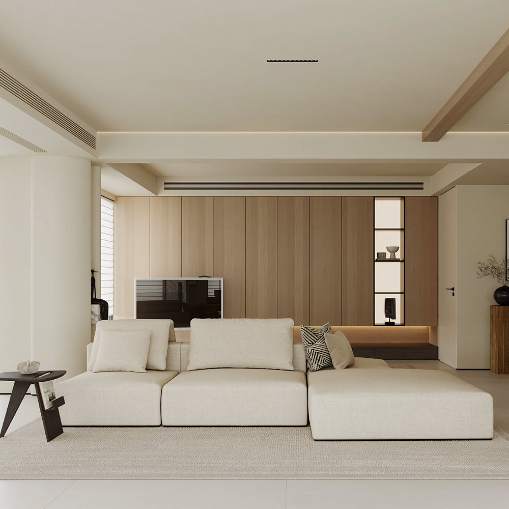 Complete Home Sectional Furniture Living Sofa for Wooden Small Tables Set